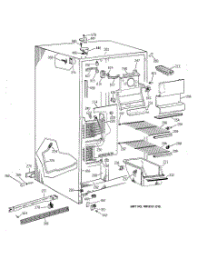 02 - Freezer Section parts for Ge Refrigerator TFZ20JAYDWW from AppliancePartsPros.com