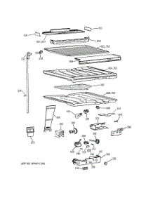 05 - Compartment Separator Parts parts for Ge Refrigerator TBK25PAXGRAA from AppliancePartsPros.com