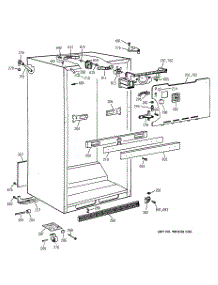 03 - Cabinet Parts parts for Ge Refrigerator TBX21MABBRWW from AppliancePartsPros.com