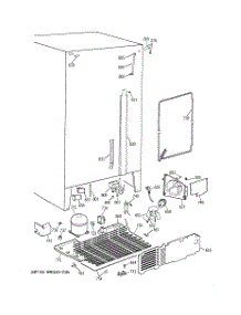 04 - Unit Parts parts for Ge Refrigerator MSG20GWZAWW from AppliancePartsPros.com