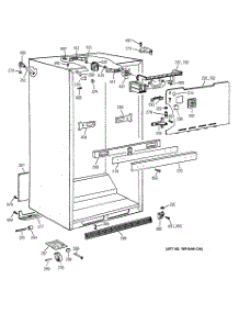 03 - Cabinet Parts parts for Ge Refrigerator TBX21DAXRRWW from AppliancePartsPros.com