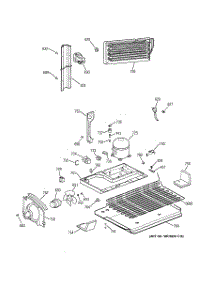 06 - Unit Parts parts for Ge Refrigerator TBT25JAXFRWW from AppliancePartsPros.com