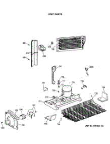 06 - Unit Parts parts for Ge Refrigerator TBE18JASMRAD from AppliancePartsPros.com