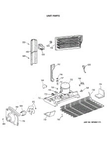 06 - Unit Parts parts for Ge Refrigerator TBX19JITERAD from AppliancePartsPros.com