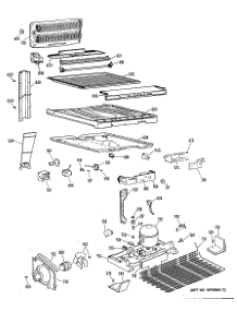 05 - Section5 parts for Ge Refrigerator TBEA25FRDRAD from AppliancePartsPros.com