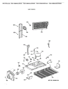 06 - Unit Parts parts for Ge Refrigerator TBX18MAXKRWW from AppliancePartsPros.com