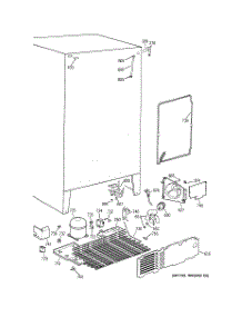 05 - Unit Parts parts for Ge Refrigerator TFX25VRAAWW from AppliancePartsPros.com