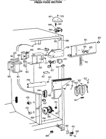 04 - Fresh Food Section parts for Ge Refrigerator TFG27PRSCWW from AppliancePartsPros.com
