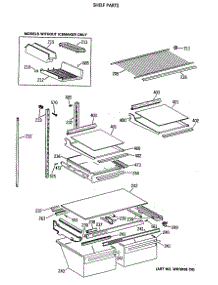 04 - Shelf Parts parts for Ge Refrigerator TBH21JATFRWH from AppliancePartsPros.com