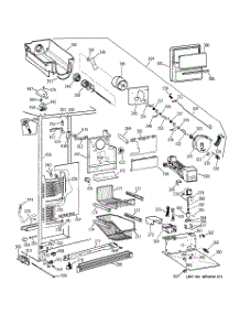 03 - Freezer Section parts for Ge Refrigerator TPX21BRXFAA from AppliancePartsPros.com