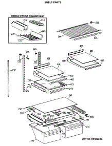 04 - Shelf Parts parts for Ge Refrigerator TBX24JASLRAD from AppliancePartsPros.com