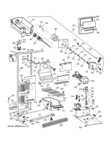 03 - Freezer Section parts for Ge Refrigerator TFG27ZFXDWH from AppliancePartsPros.com