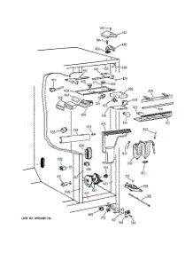 04 - Fresh Food Section parts for Ge Refrigerator TPX21BRXFAA from AppliancePartsPros.com