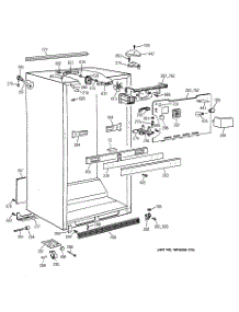 03 - Cabinet Parts parts for Ge Refrigerator TBK22PAXERAA from AppliancePartsPros.com
