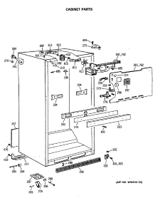 03 - Cabinet Parts parts for Ge Refrigerator TBE21DASSRWH from AppliancePartsPros.com