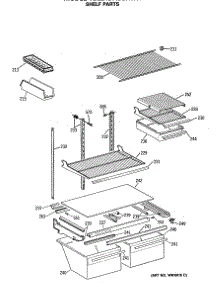 04 - Shelf Parts parts for Ge Refrigerator TBE21DASSRWH from AppliancePartsPros.com