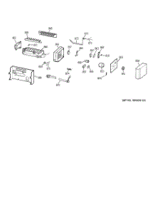 08 - Icemaker Wr30x0331 parts for Ge Refrigerator MSK28DHBCWW from AppliancePartsPros.com