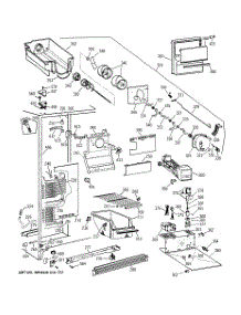 02 - Freezer Section parts for Ge Refrigerator TFX20JRXFWH from AppliancePartsPros.com