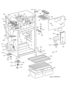 02 - Cabinet parts for Ge Refrigerator TBX16SABBLAA from AppliancePartsPros.com