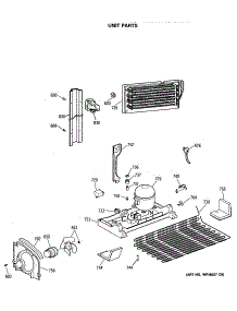 06 - Unit Parts parts for Ge Refrigerator TBH21DASRRAD from AppliancePartsPros.com