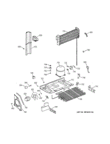 06 - Unit Parts parts for Ge Refrigerator TBX21IIBLRAA from AppliancePartsPros.com