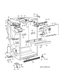 03 - Cabinet Parts parts for Ge Refrigerator TBX21JAXFRAA from AppliancePartsPros.com