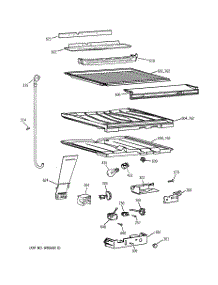 05 - Compartment Separator Parts parts for Ge Refrigerator TBX18JIBBRAA from AppliancePartsPros.com