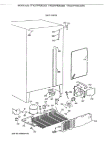 06 - Unit Parts parts for Ge Refrigerator TFX27PRXCWW from AppliancePartsPros.com