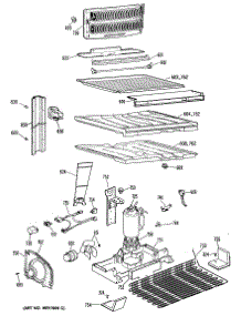 03 - Section3 parts for Ge Refrigerator TBX18TRBRWH from AppliancePartsPros.com