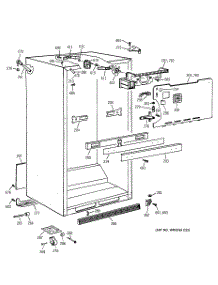 03 - Cabinet Parts parts for Ge Refrigerator TBX18MAZCRWW from AppliancePartsPros.com