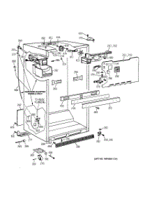 03 - Cabinet Parts parts for Ge Refrigerator MTX21GIXFRAA from AppliancePartsPros.com