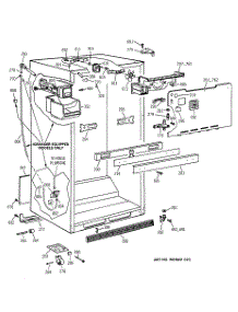03 - Cabinet Parts parts for Ge Refrigerator TBX21JAZBRWW from AppliancePartsPros.com