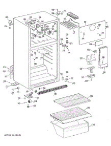 02 - Section2 parts for Ge Refrigerator TBH16SRJRAD from AppliancePartsPros.com