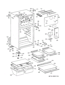02 - Cabinet parts for Ge Refrigerator TBG14JAZERWH from AppliancePartsPros.com