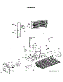 06 - Unit Parts parts for Ge Refrigerator TBE18JASSRWH from AppliancePartsPros.com
