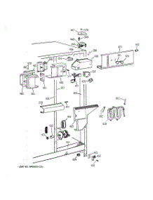 04 - Fresh Food Section parts for Ge Refrigerator TFZ22PRYDWW from AppliancePartsPros.com