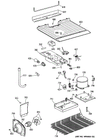 03 - Section3 parts for Ge Refrigerator TBX16SASJRAD from AppliancePartsPros.com