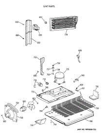 06 - Unit Parts parts for Ge Refrigerator MTG18EAXDRWH from AppliancePartsPros.com