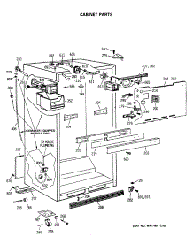 03 - Cabinet Parts parts for Ge Refrigerator TBX22JITMRWH from AppliancePartsPros.com