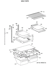 04 - Shelf Parts parts for Ge Refrigerator TBX22JITMRWH from AppliancePartsPros.com