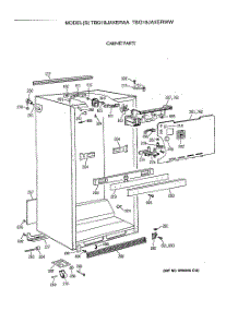 03 - Cabinet Parts parts for Ge Refrigerator TBG18JAXERWW from AppliancePartsPros.com