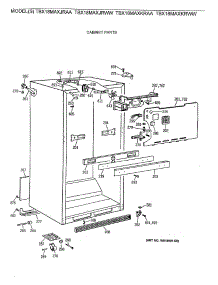 03 - Cabinet Parts parts for Ge Refrigerator TBX18MAXJRAA from AppliancePartsPros.com
