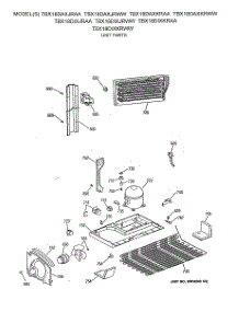 06 - Unit Parts parts for Ge Refrigerator TBX18DIXKRWW from AppliancePartsPros.com