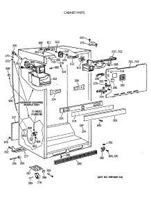 03 - Cabinet Parts parts for Ge Refrigerator TBX18SIXBRWW from AppliancePartsPros.com
