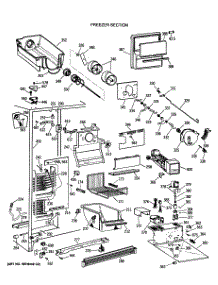 03 - Freezer Section parts for Ge Refrigerator TFG27PFTCWW from AppliancePartsPros.com