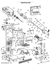 03 - Freezer Section parts for Ge Refrigerator TFG27PRSMWW from AppliancePartsPros.com