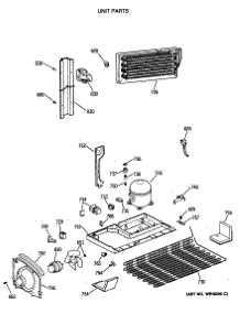 06 - Unit Parts parts for Ge Refrigerator TBX25JASLRWH from AppliancePartsPros.com