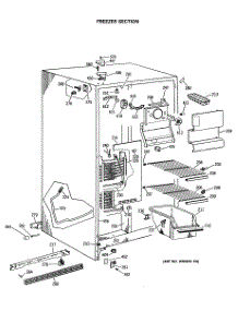 02 - Freezer Section parts for Ge Refrigerator MSX20EASMWH from AppliancePartsPros.com