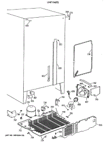 05 - Unit Parts parts for Ge Refrigerator TFZ24PAXAWW from AppliancePartsPros.com