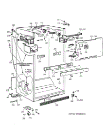 03 - Cabinet Parts parts for Ge Refrigerator TBX18SIXPRAA from AppliancePartsPros.com